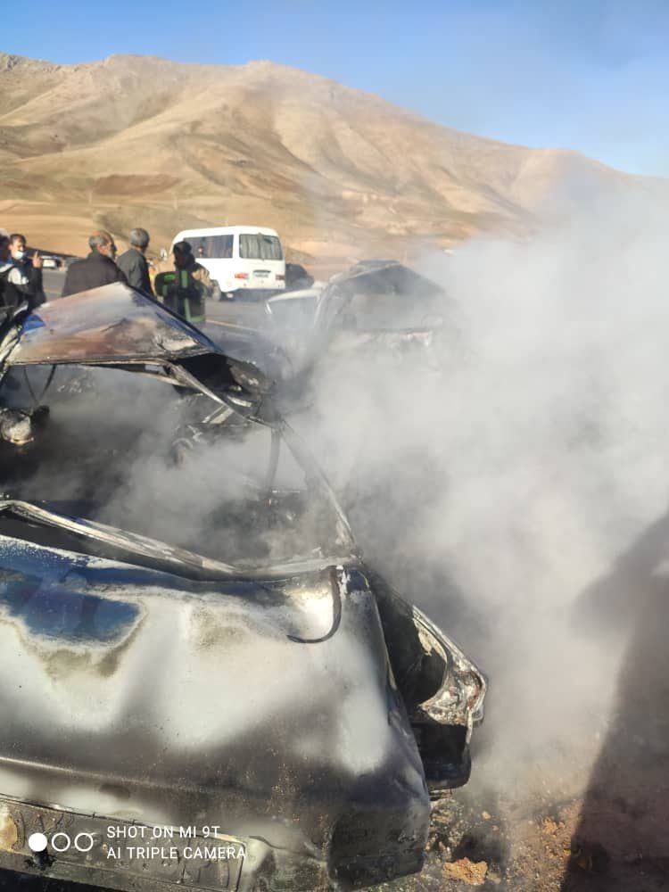 حادثه مرگبار در جاده نورآباد به خرم آباد