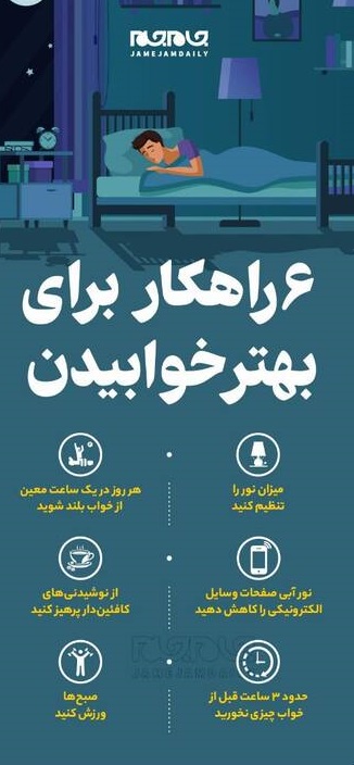 ۶ راهکار برای بهتر خوابیدن