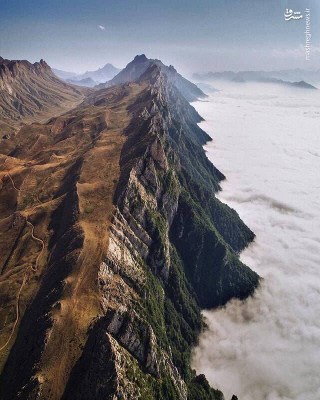 عکس/ مرز بین مازندران و سمنان