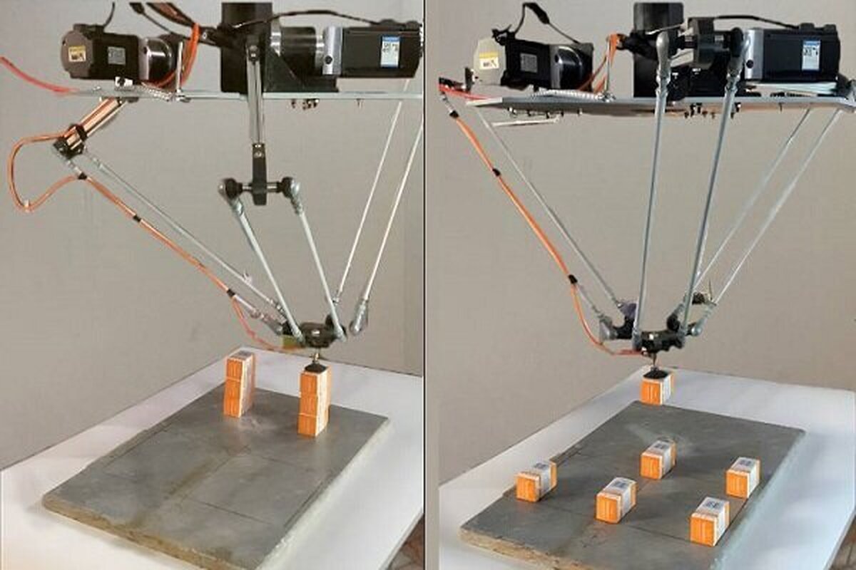 جابجایی اجسام با بازوی رباتیک ایرانی