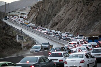 ترافیک سنگین در جاده‌های شمال کشور