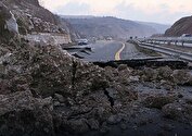 اعلام جزئیات انسداد جاده چالوس - کرج به دلیل وقوع رانش زمین