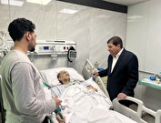 عیادت مخبر از مجتبی رحماندوست