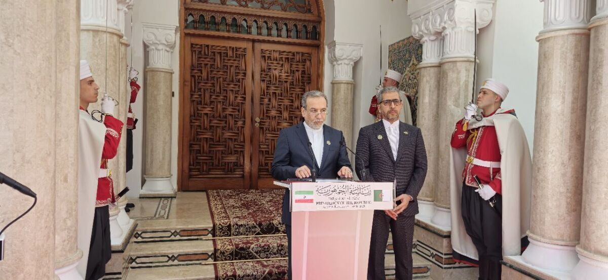 تقدیر عراقچی از اقدامات شجاعانه الجزایر در دفاع از غزه
