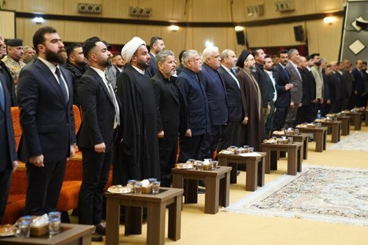 مراسم بزرگداشت فرماندهان شهید در سفارت ایران در بغداد