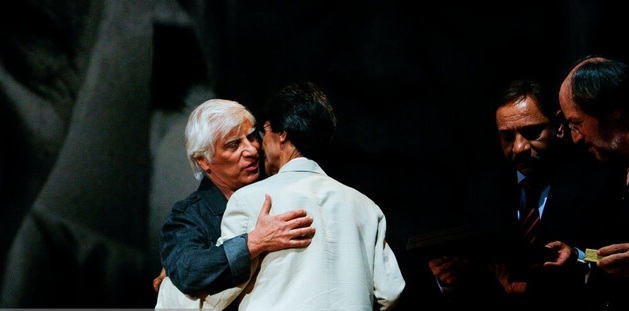 قاب ماندگار ناصر تقوایی و بهرام بیضایی قاب ماندگار ناصر تقوایی و بهرام بیضایی