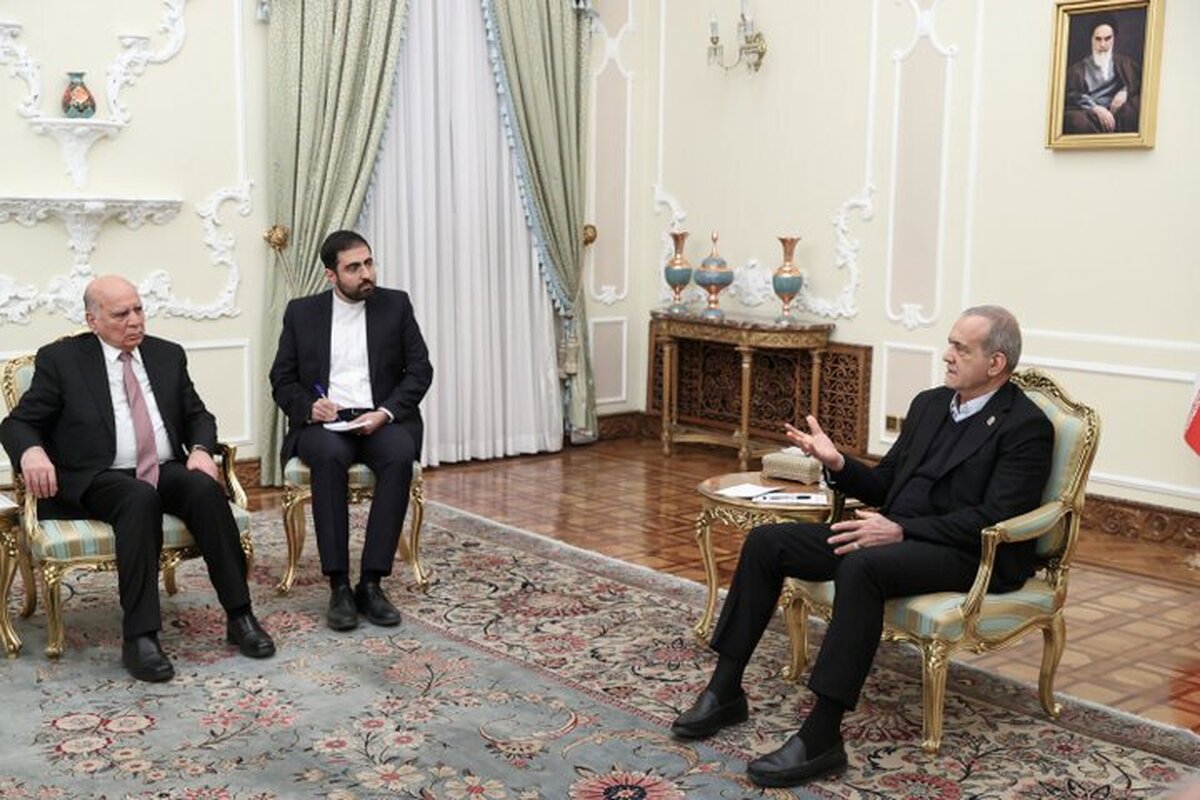 دیدار وزیر خارجه عراق با پزشکیان