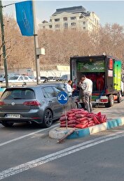 اولین عکس از فروش بنزین سوپر وارداتی در خیابان‌های تهران