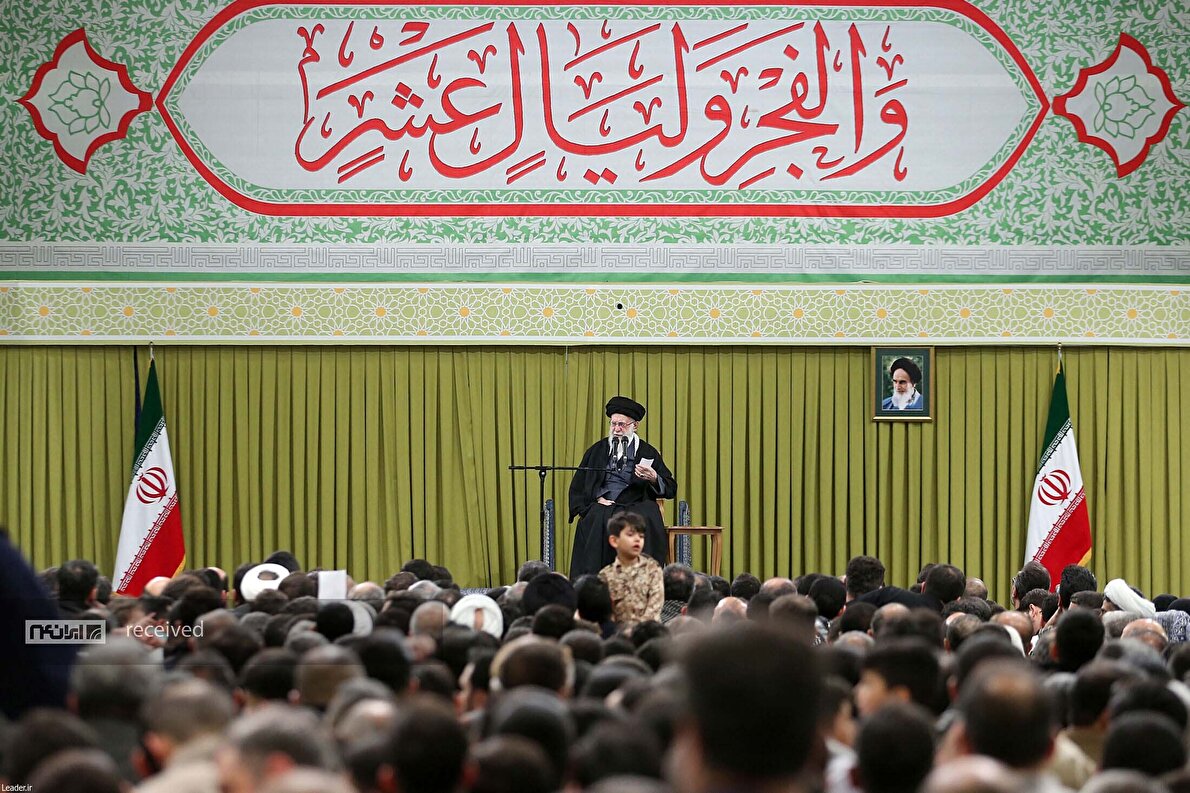 دیدار اقشار مردم به مناسبت چهل‌وهفتمین سالگرد پیروزی انقلاب اسلامی با رهبر انقلاب