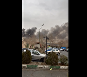 ببینید| آتش‌سوزی در نیروگاه برق آلستوم ستارخان تهران