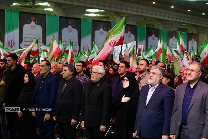 مراسم چهلم جان‌باختگان حوادث تروریستی دی‌ماه با حضور معاون اول رئیس‌جمهور