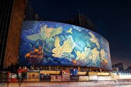 دیوارنگاره میدان ولیعصر (عج) رمضانی شد
