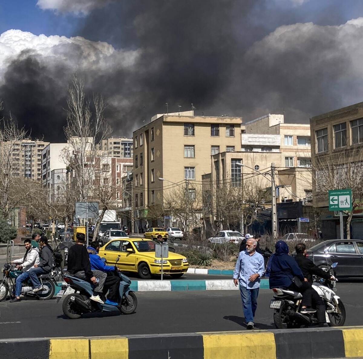 انفجار در خیابان شاهین شمالی تهران + جزئیات