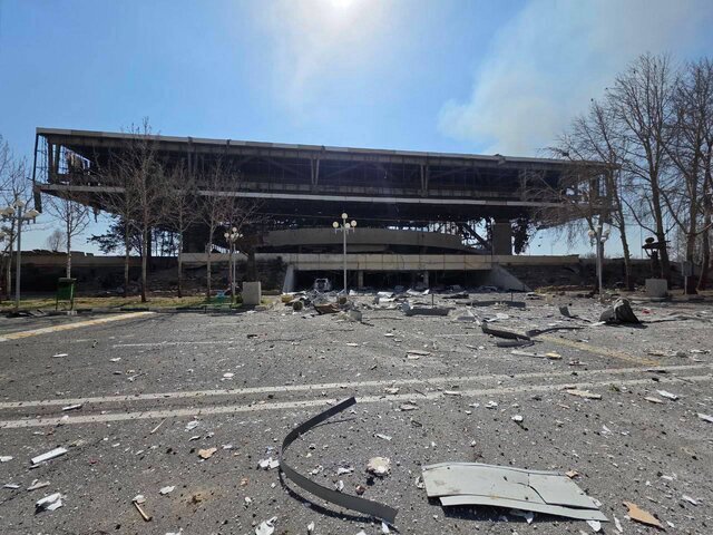 ببینید | حمله آمریکا و اسرائیل به سالن ۱۲ هزار نفری ورزشگاه آزادی