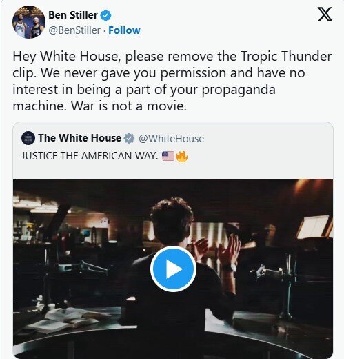 اعتراض بازیگر هالیوودی: فیلم مرا برای تبلیغ جنگ علیه ایران استفاده نکنید