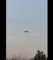 ببینید | یک پهپاد در آسمان اربیل منهدم شد