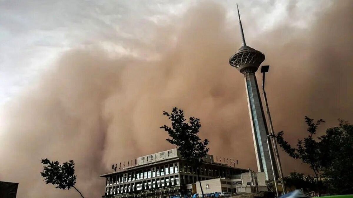 هشدار سازمان هواشناسی نسبت به وقوع طوفان و کاهش دما در تهران