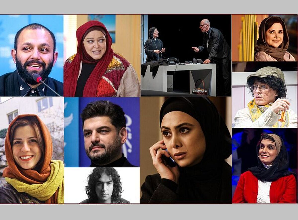 میزبانی صحنه تئاتر از چهره‌ها/از الیکاعبدالرزاقی و بهنام تشکر تا صابر ابر