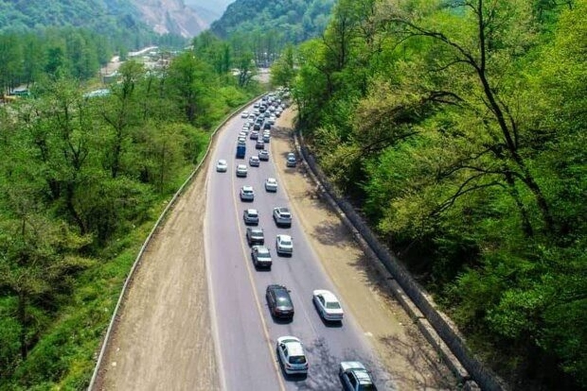 ترافیک سنگین و پرحجم در جاده‌های شمالی کشور