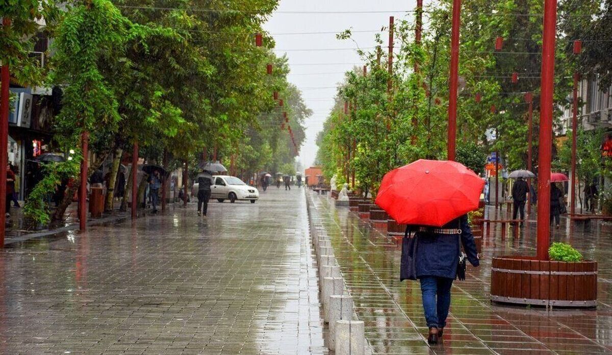 رگبار و رعد و برق در ۷ استان