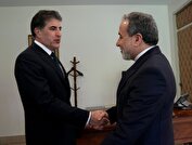 دیدار نیچروان بارزانی با وزیر خارجه ایران