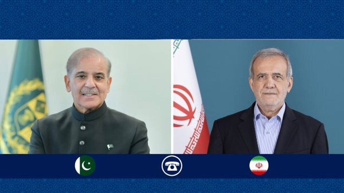 گفت‌وگوی تلفنی پزشکیان و شهباز شریف درباره مقابله با تروریسم و تنش‌های منطقه‌ای