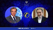 تماس تلفنی گروسی و عراقچی درباره همکاری‌های هسته‌ای ایران و آژانس