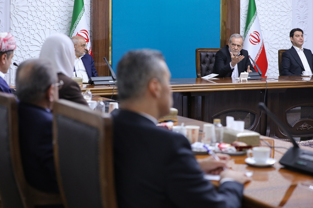 پزشکیان: آمادگی هرگونه همکاری برای توسعه روابط با اقلیم کردستان را داریم