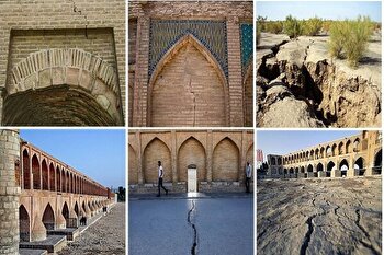 فرونشست زمین بناهای تاریخی کشور را می بلعد/وزارت میراث فرهنگی الگوی مدیریت بحران ندارد