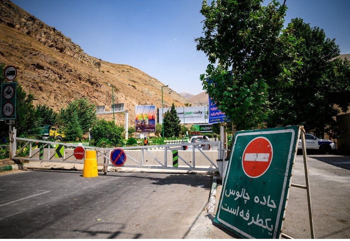 جاده چالوس بعد از ۷ روز از شمال به تهران یکطرفه میشود