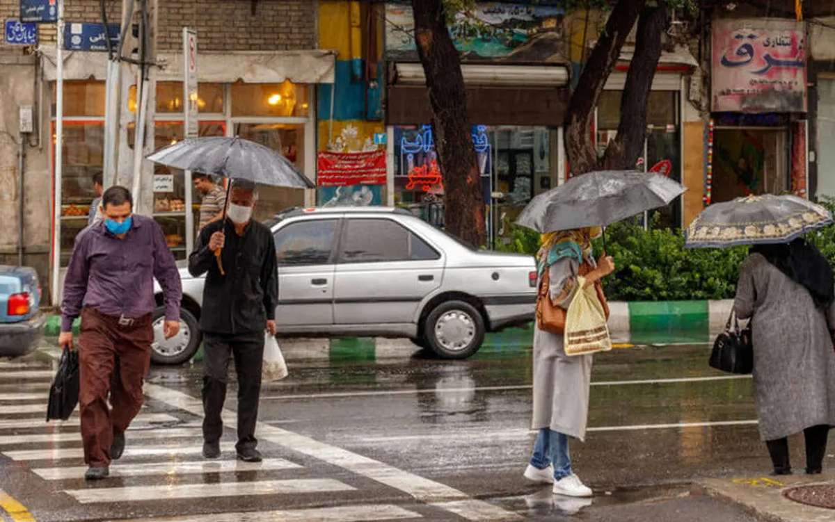 رگبار و رعد و برق در ۱۴ استان