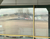 عملیات آتش‌سوزی کنترل شده در فرودگاه مشهد/مردم نگران دود نباشند+ فیلم