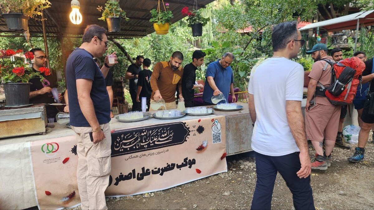 آغاز کار موکب فدراسیون ورزش‌های همگانی در ارتفاعات درکه تهران