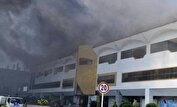 آتش‌سوزی گسترده در مجتمع تجاری ونوس انزلی + فیلم