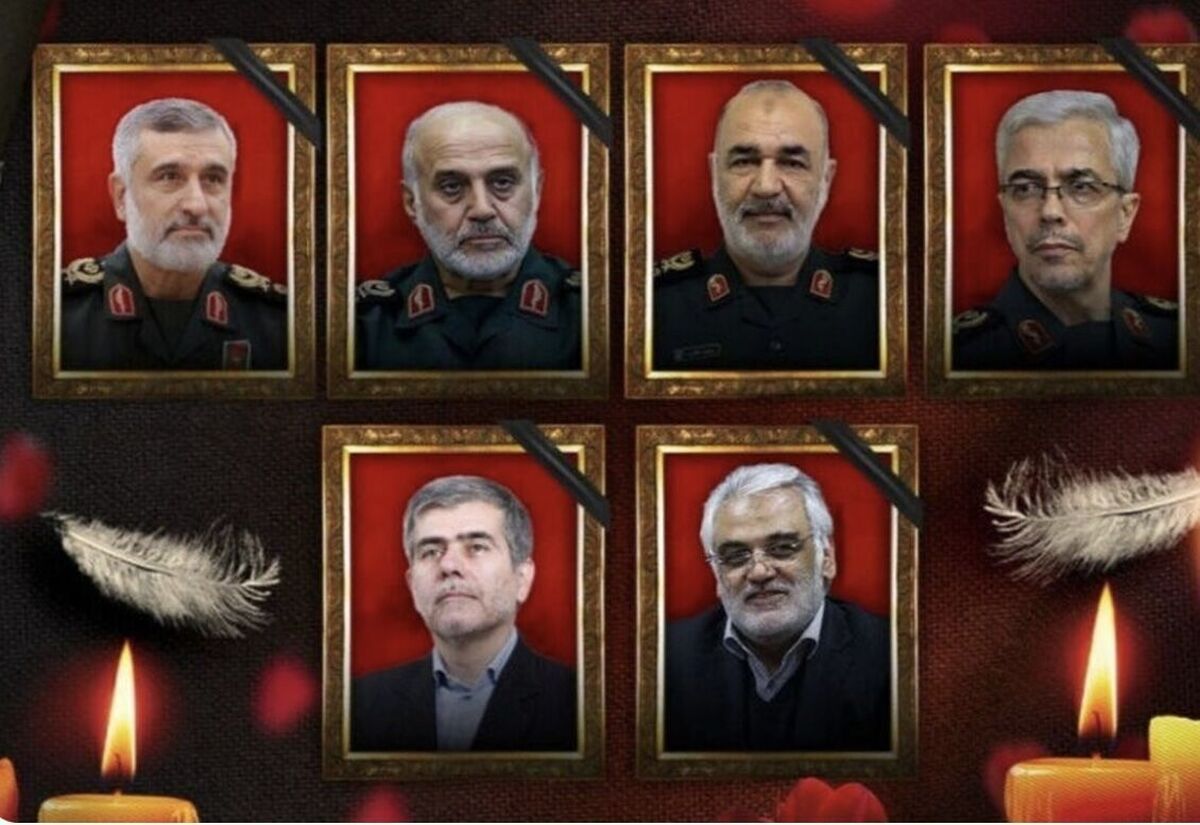 پیکر فرماندهان شهید تجاوز وحشیانه رژیم صهیونیستی شنبه تشییع می شود