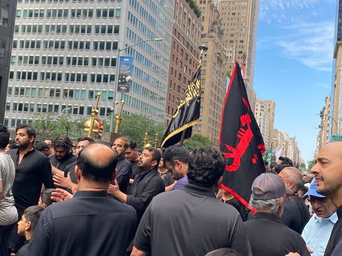 طنین ندای «یا حسین» در قلب نیویورک