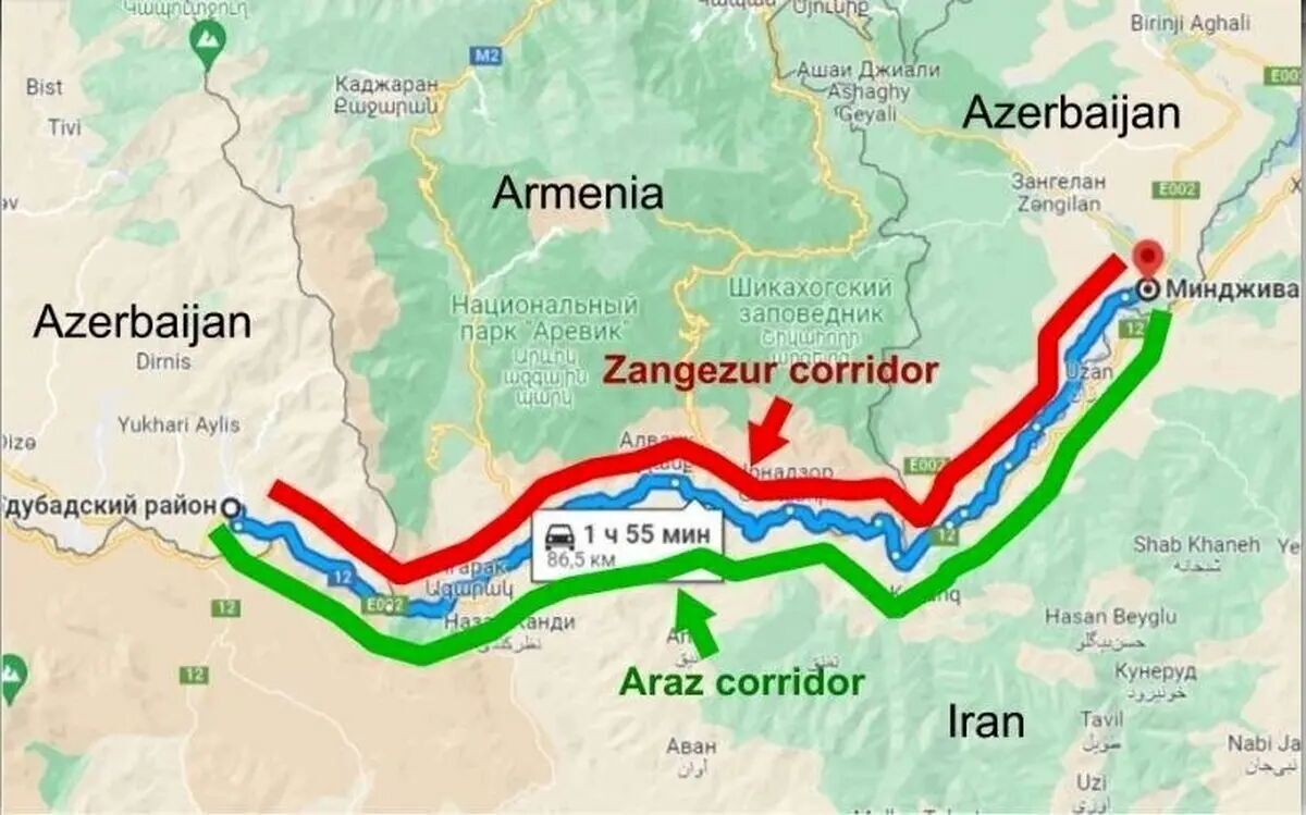 کریدور خیالی زنگزور