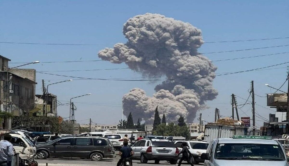 انفجار شدید در استان ادلب سوریه