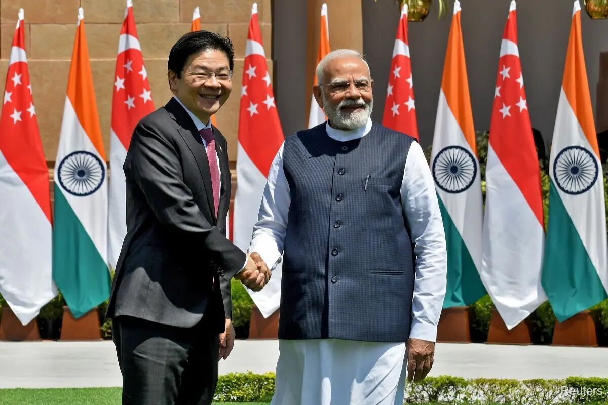 امضای توافق هوش مصنوعی و نیمه‌رسانا میان هند و سنگاپور؛ پاسخی به تعرفه‌های آمریکا