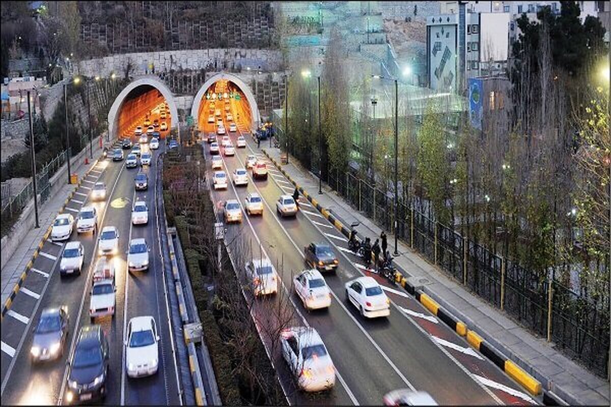 باند جنوبی تونل رسالت و باند شمالی تونل شهدای غزه امشب مسدود می‌شود
