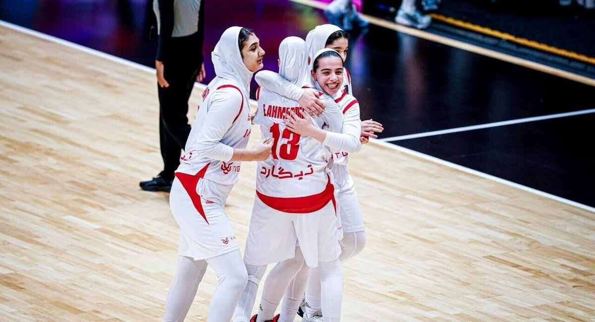 کاپ آسیا بسکتبال؛ پیروزی دختران زیر ۱۶ سال ایران مقابل ازبکستان