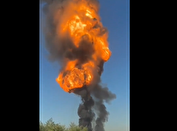 انفجاری مهیب یک پمپ بنزین در اربیل عراق