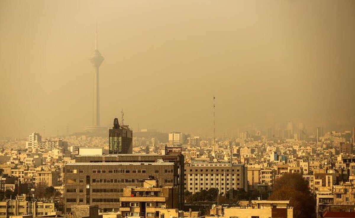 هوای تهران نارنجی شد