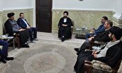دیدار حزب نسل نو با حجت‌الاسلام سیدعلی خمینی