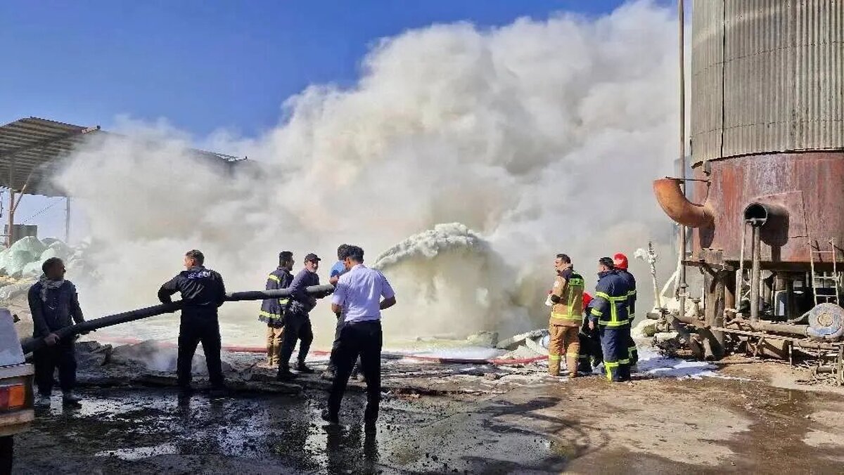 آتش‌سوزی در شرکت پالایش نفت پارسیان ایوانکی  آمار مفقودان و مصدومان