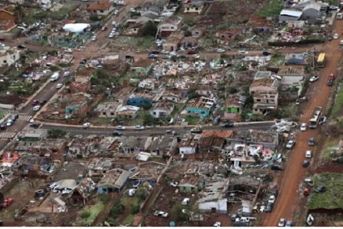 گردباد عظیم در برزیل