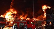 آتش‌سوزی گسترده در بغداد