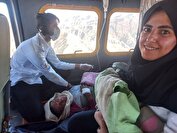 تولد نوزاد عجول در بالگرد اورژانس+عکس