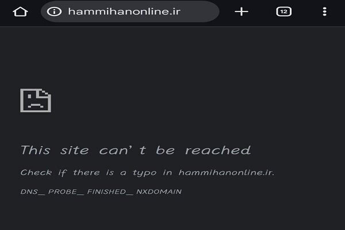 سایت روزنامه هممیهن از دسترس خارج شد