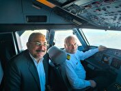 هدایت پرواز تهران به بجنورد توسط قالیباف